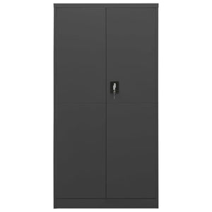 vidaXL Storage Cabinet with a Lock Storage Locker Storage Organizer Steel-12