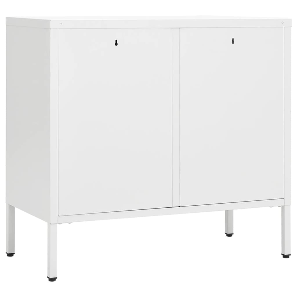 vidaXL Sideboard Side Table for Living Room Bedroom Steel and Tempered Glass-15