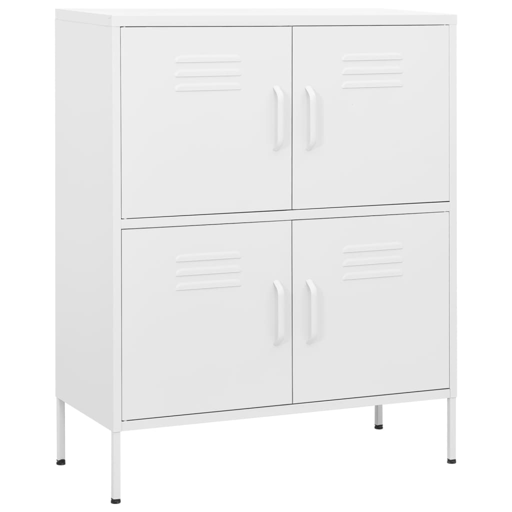 vidaXL Storage Cabinet Freestanding File Cabinet with Shelves for Office Steel-14