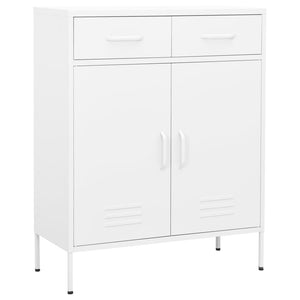 vidaXL Storage Cabinet Freestanding File Cabinet with Shelves for Office Steel-10