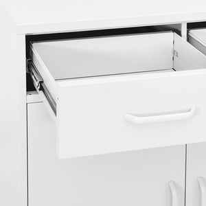 vidaXL Storage Cabinet Freestanding File Cabinet with Shelves for Office Steel-13