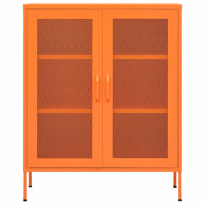 vidaXL Storage Cabinet Sideboard Filing Cabinet with Shelves for Hallway Steel-23