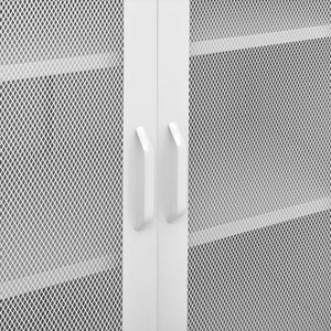 vidaXL Storage Cabinet Sideboard Filing Cabinet with Shelves for Hallway Steel-15