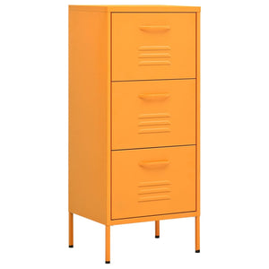 vidaXL Storage Cabinet Freestanding File Cabinet with Drawers for Office Steel-44