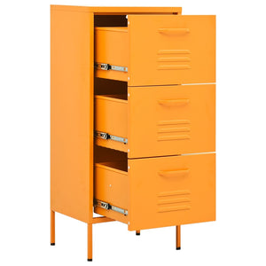 vidaXL Storage Cabinet Freestanding File Cabinet with Drawers for Office Steel-33