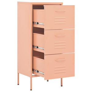 vidaXL Storage Cabinet Freestanding File Cabinet with Drawers for Office Steel-37