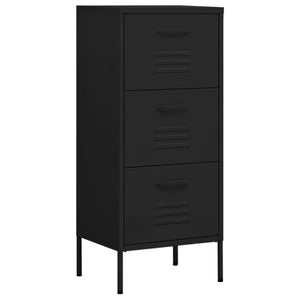 vidaXL Storage Cabinet Freestanding File Cabinet with Drawers for Office Steel-12