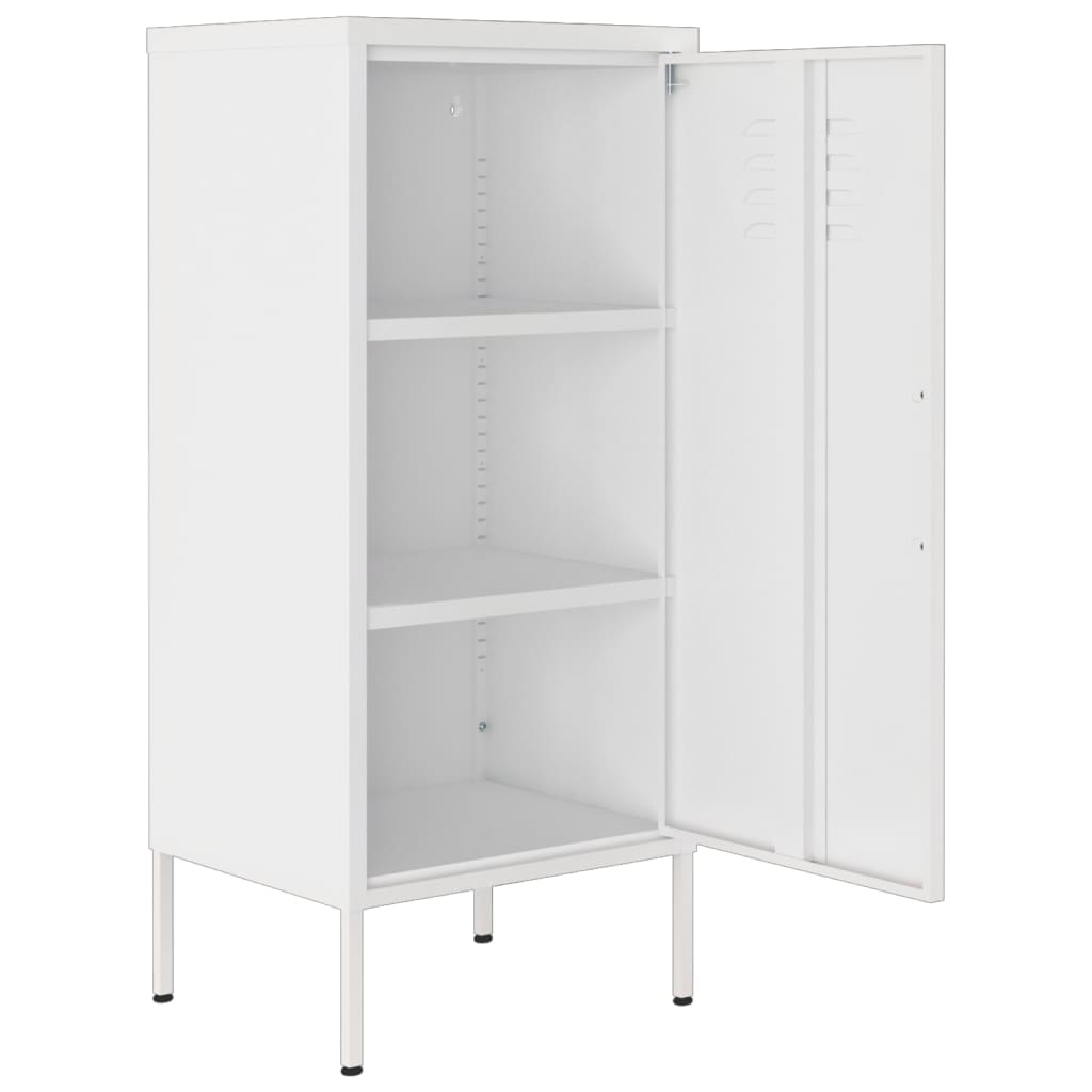 vidaXL Storage Cabinet Freestanding File Cabinet with Shelves for Office Steel-9