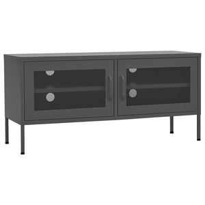 vidaXL TV Stand TV Unit Sideboard Home TV Console Media Unit Cupboard Steel-26