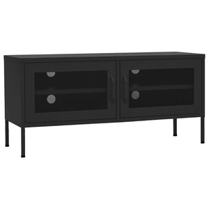 vidaXL TV Stand TV Unit Sideboard Home TV Console Media Unit Cupboard Steel-6