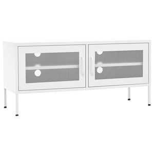 vidaXL TV Stand TV Unit Sideboard Home TV Console Media Unit Cupboard Steel-15