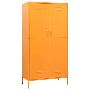 vidaXL Wardrobe Armoire Closet Clothes Storage Organizer for Bedroom Steel-52