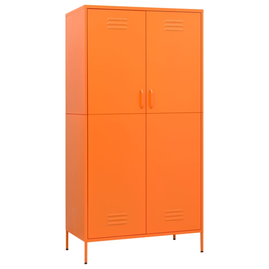 vidaXL Wardrobe Armoire Closet Clothes Storage Organizer for Bedroom Steel-66