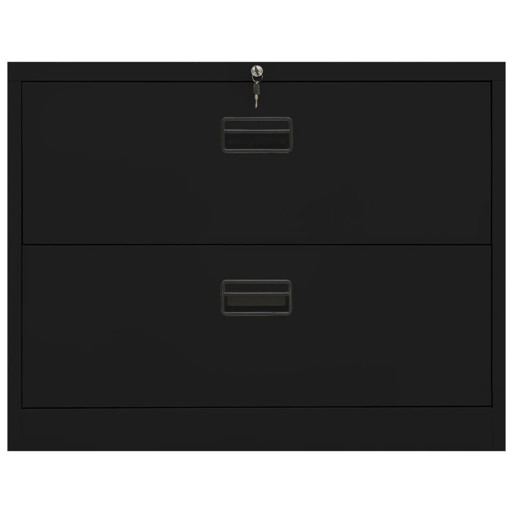 vidaXL Filing Cabinet Under Desk Office File Cabinet Storage Cabinet Steel-40