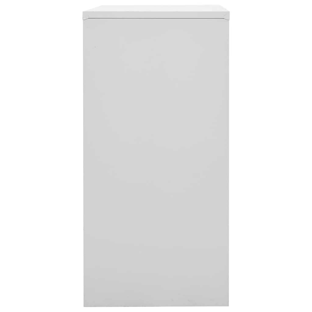 vidaXL Locker Cabinet Light Gray and Blue 35.4"x17.7"x36.4" Steel-3