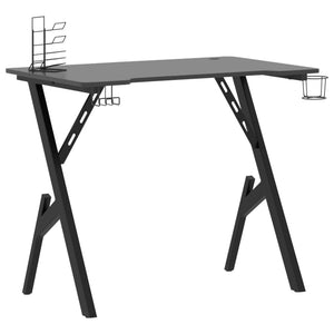 vidaXL Gaming Desk with Y Shape Legs Home Office Computer Table Furniture-15