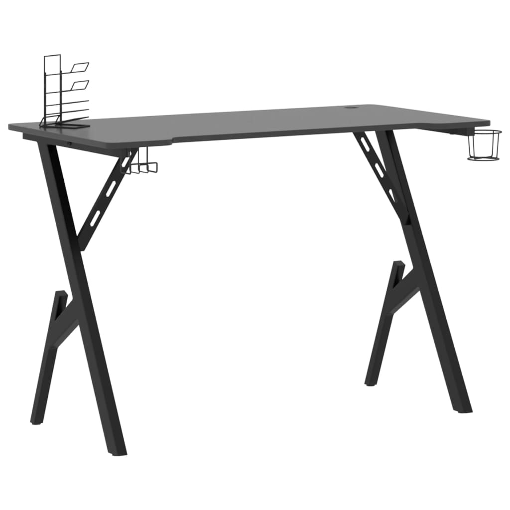 vidaXL Gaming Desk with Y Shape Legs Home Office Computer Table Furniture-16