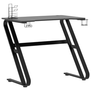 vidaXL Gaming Desk with ZZ Shape Legs Home Office Computer Table Furniture-0