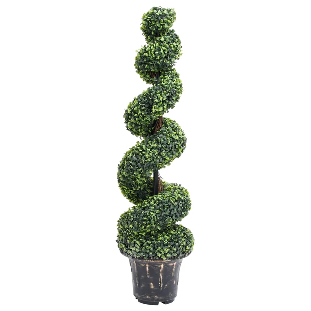 vidaXL Artificial Topiary Tree Boxwood Plant with Pot Faux Boxwood Green 46.1"-11