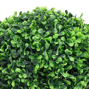 vidaXL Artificial Plant 2 Pcs Fake Plant Ball Shaped Fake Boxwood with Pots-19