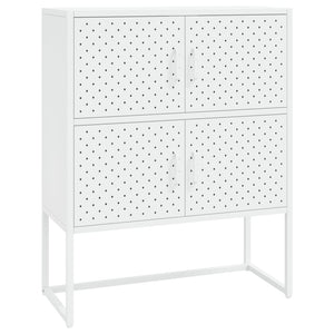 vidaXL Storage Cabinet Sideboard Cabinet for Entryway Bedroom Office Steel-6