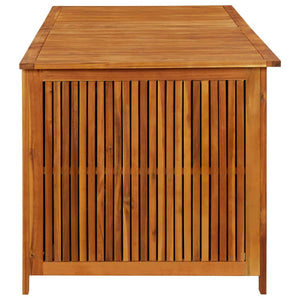 vidaXL Outdoor Storage Wooden Patio Storage Box for Garden Solid Wood Acacia-23