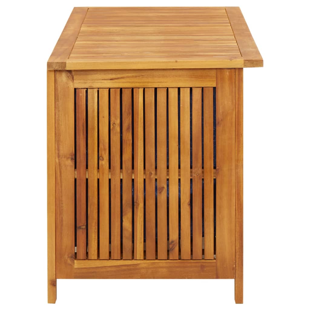 vidaXL Outdoor Storage Wooden Patio Storage Box for Garden Solid Wood Acacia-67