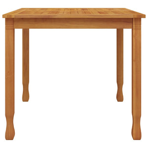 vidaXL Dining Table Rectangular Dining Room Table Furniture Solid Wood Teak-9