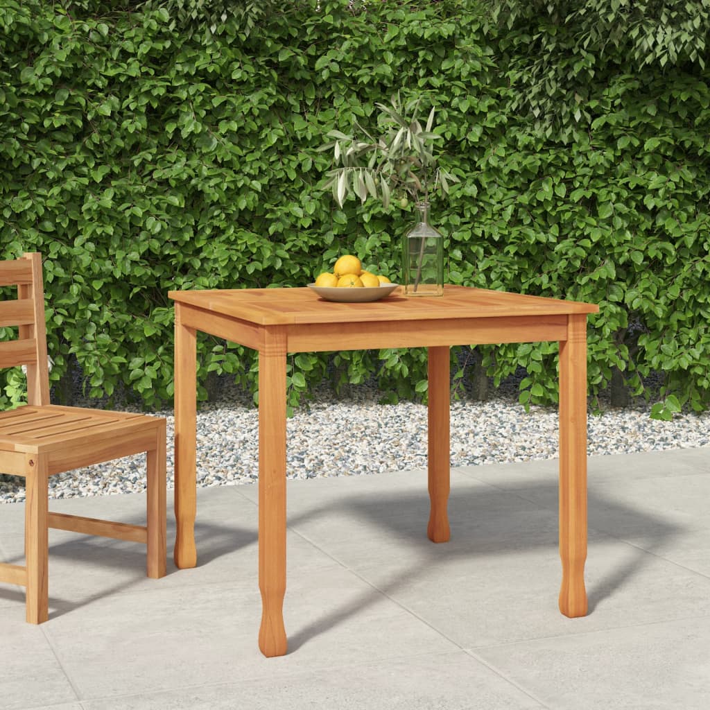 vidaXL Dining Table Rectangular Dining Room Table Furniture Solid Wood Teak-3