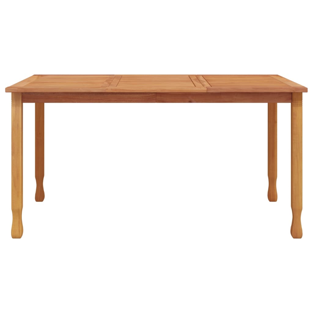 vidaXL Dining Table Rectangular Dining Room Table Furniture Solid Wood Teak-21