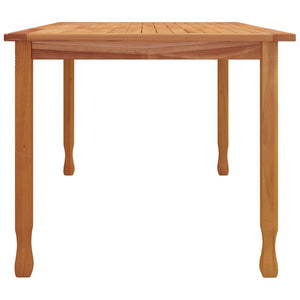 vidaXL Dining Table Rectangular Dining Room Table Furniture Solid Wood Teak-1