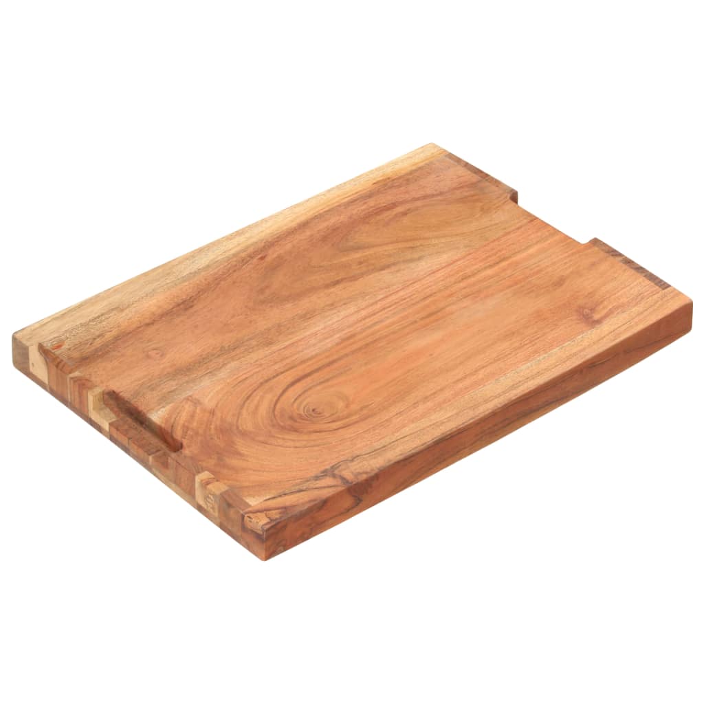 vidaXL Chopping Board Cutting Board Kitchen Worktop Saver Solid Wood Acacia-17