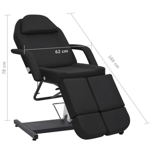 vidaXL Beauty Treatment Chair Massage Bed Reclining Massage Table Faux Leather-18