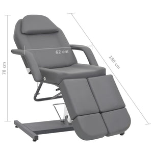 vidaXL Beauty Treatment Chair Massage Bed Reclining Massage Table Faux Leather-11