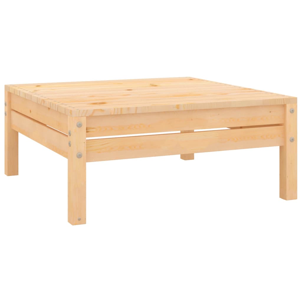 vidaXL Patio Footstool Solid Wood Pine-0