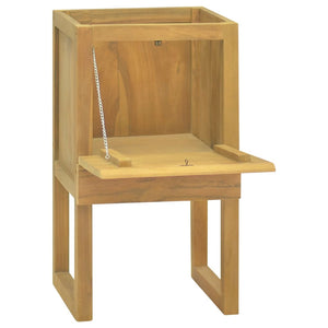 vidaXL Bathroom Cabinet Vanity Unit with Storage for Entryway Solid Wood Teak-9