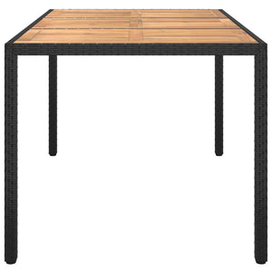 vidaXL Solid Wood Acacia Patio Table Desk Furniture Black/Gray Multi Sizes-20