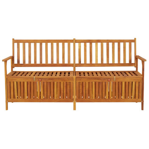 vidaXL Outdoor Storage Bench Deck Box for Patio Furniture Solid Wood Acacia-18