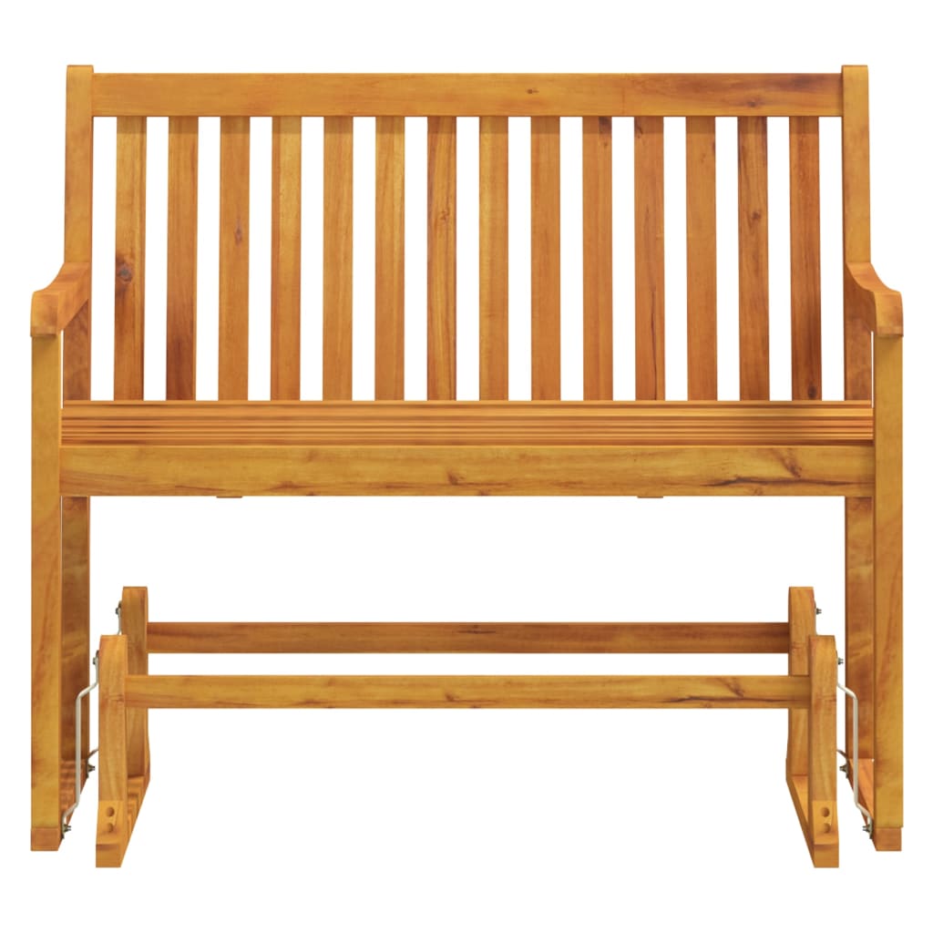 vidaXL Patio Swing Bench 43.3" Solid Acacia Wood-2