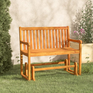 vidaXL Patio Swing Bench 43.3" Solid Acacia Wood-0