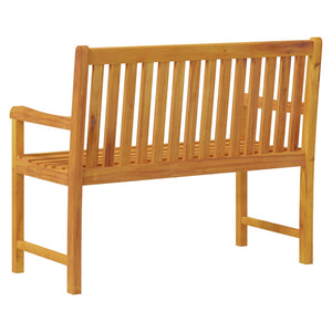 vidaXL Outdoor Patio Bench Garden Park Bench with Armrests Solid Wood Acacia-17