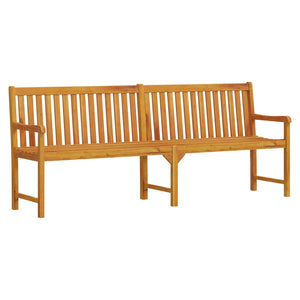 vidaXL Outdoor Patio Bench Garden Park Bench with Armrests Solid Wood Acacia-16