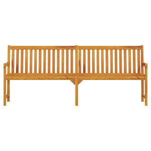 vidaXL Outdoor Patio Bench Garden Park Bench with Armrests Solid Wood Acacia-22