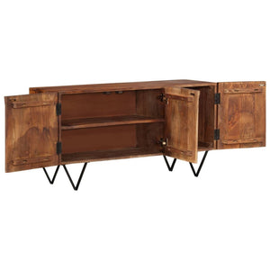 vidaXL Sideboard 43.3"x13.8"x22" Solid Wood Mango-1