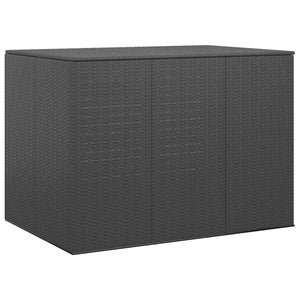 vidaXL Outdoor Storage Garden Patio Cushion Deck Box Chest Cabinet PE Rattan-0