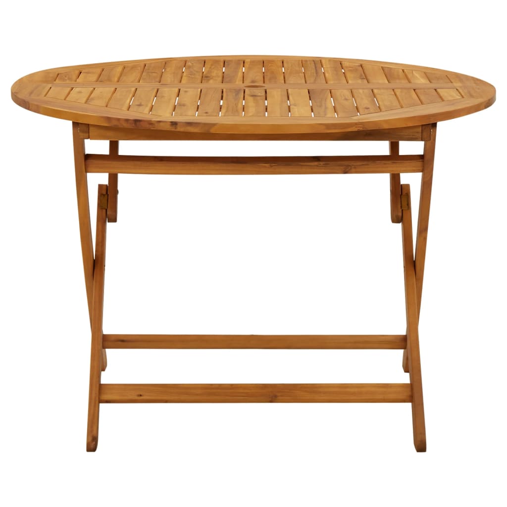 vidaXL Folding Patio Table 35.4"x35.4"x29.5" Solid Acacia Wood-22