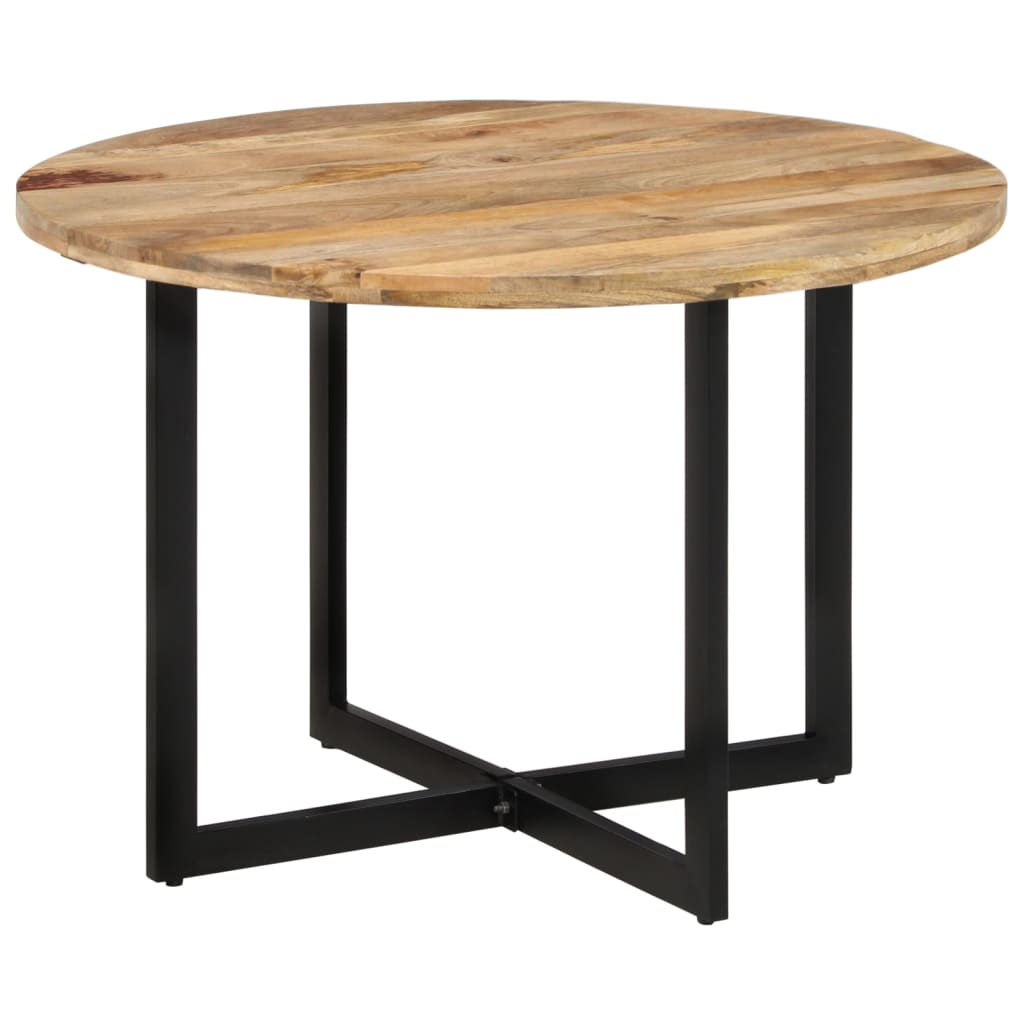 vidaXL Dining Table 43.3"x29.5" Solid Wood Mango-6