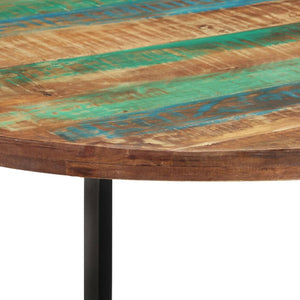 vidaXL Dining Table 43.3"x29.5" Solid Wood Reclaimed-2