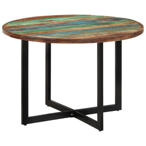 vidaXL Dining Table 43.3"x29.5" Solid Wood Reclaimed-8
