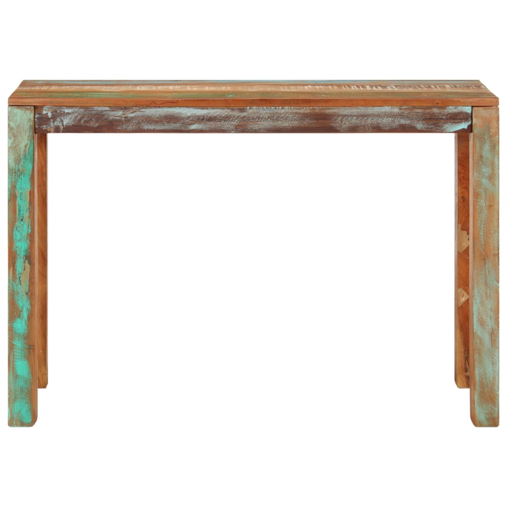 vidaXL Console Table 43.3"x13.8"x29.9" Solid Reclaimed Wood-0